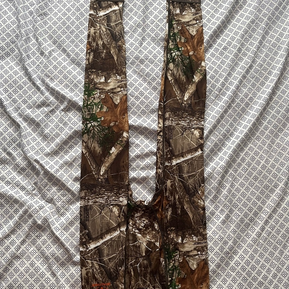 Realtree Camouflage Leggings with Orange Logo